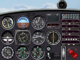 Cockpit mit HSI